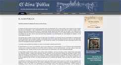 Desktop Screenshot of elalmapublica.net