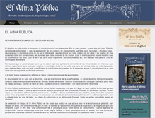Tablet Screenshot of elalmapublica.net
